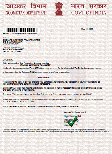 Organic Certified